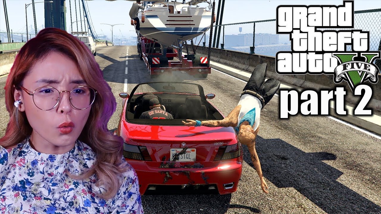 Still Bad at this, Still a Hilariously Fun Game  | Let's Play GTAV Grand Theft Auto 5 Part 2 4K60