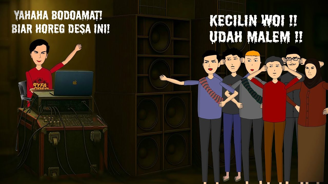 Azab Menyalakan Sound Horeg 24 Jam nonstop ‼️ ANIMASI AZAB FULL MOVIE 🎬