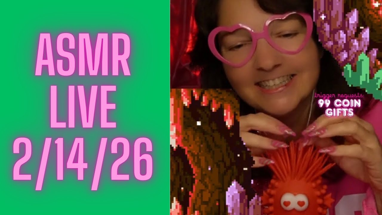Valentine’s Day Love Cave ASMR! Multi Trigger, Whispering, + Cave Ambiance & Music. Enjoy! 💚