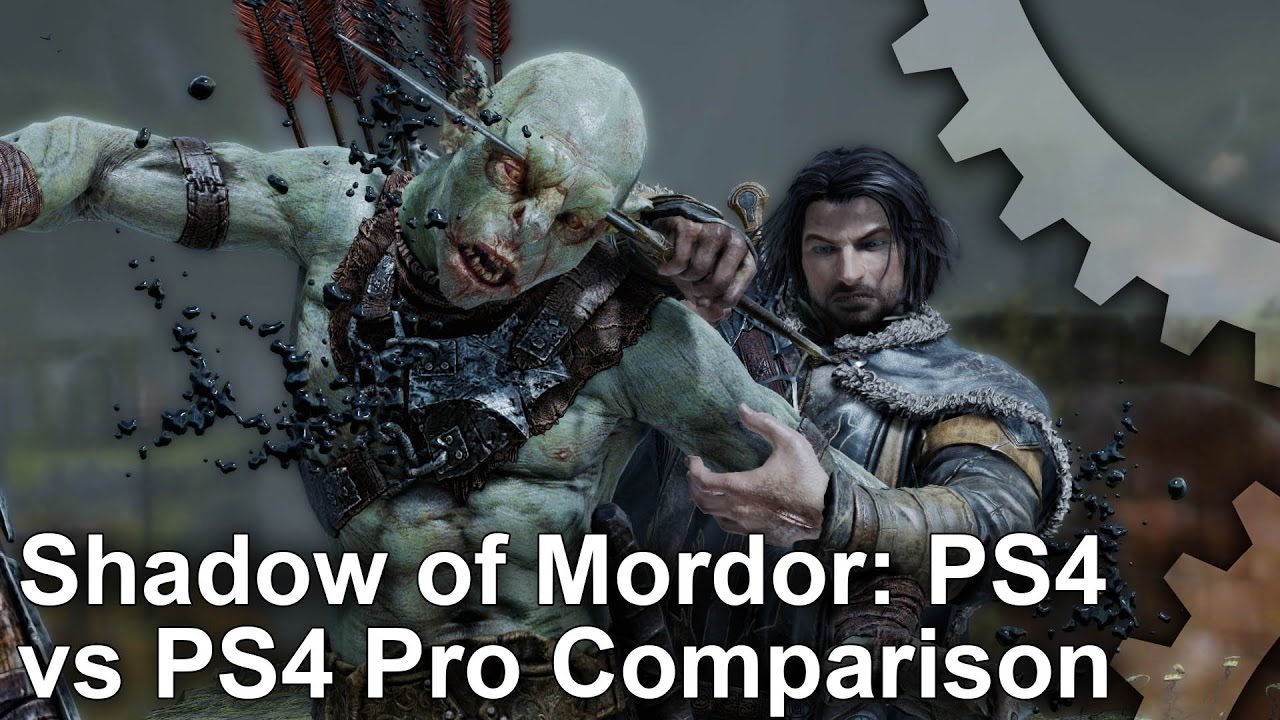 [4K] Shadow of Mordor PS4 Pro vs PS4 Graphics Comparison + Analysis