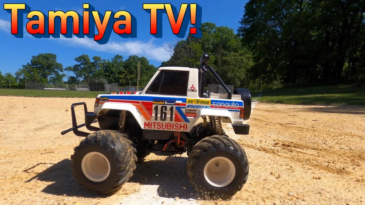 TAMIYA Mitsubishi Pajero Vintage RC Truck commercial