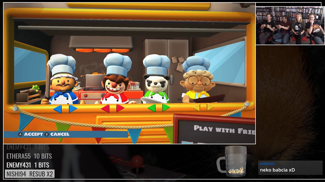 Overcooked 2 z Archonem, Qzakiem, Neko i Kebabem!