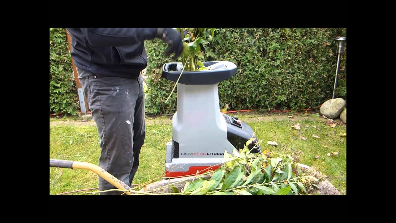 Test AL-KO Easy Crush LH2800 Leise-Walzenhäcksler