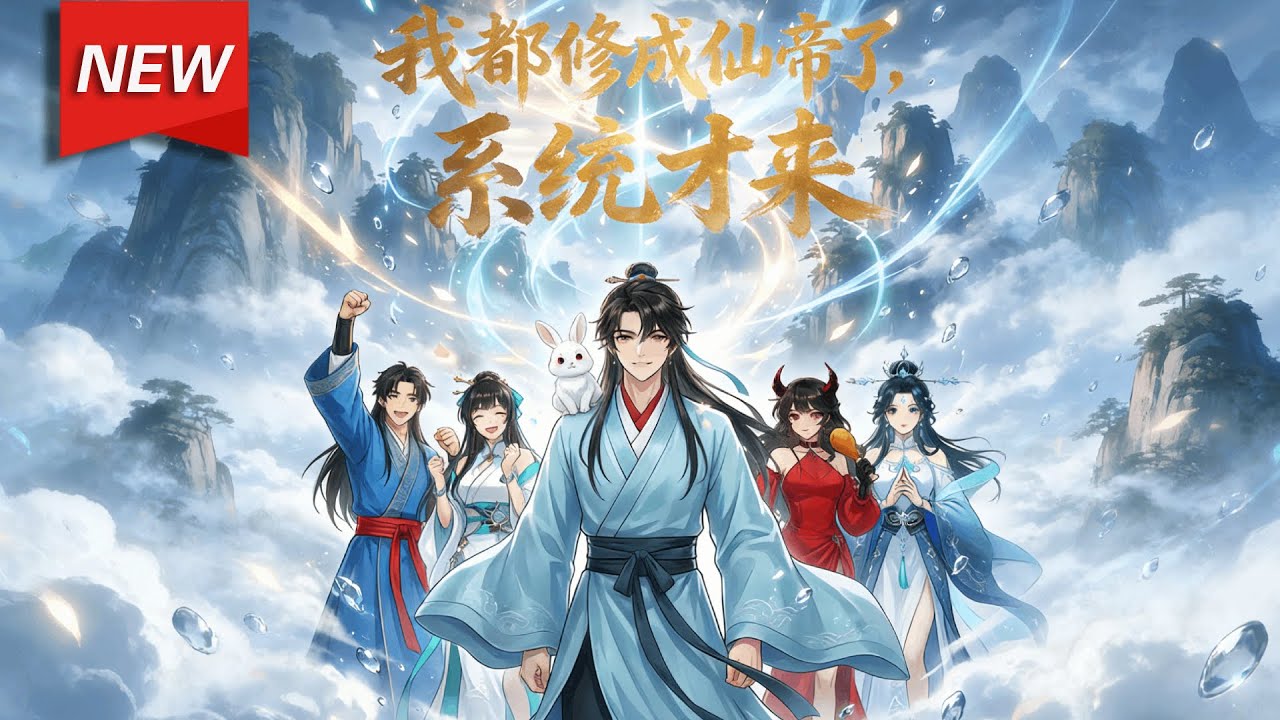 MULTISUB📢新番上线《我都修成仙帝了，系统才来》第1~101集丨寿元将尽的仙帝苏枫，在系统迟到万年后来临，为续命伪装“极废灵根”加入逍遥宗。他低调扮猪吃虎，凭仙帝底蕴轻松应挑战！#破晓动漫社
