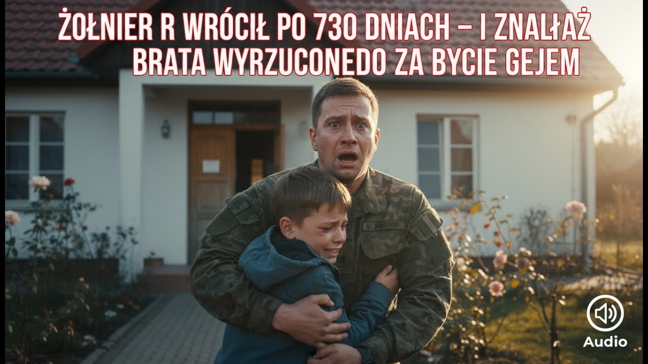 ŻOŁNIERZ WRÓCIŁ PO 730 DNIACH – I ZNALAZŁ BRATA WYRZUCONEGO ZA BYCIE GEJEM