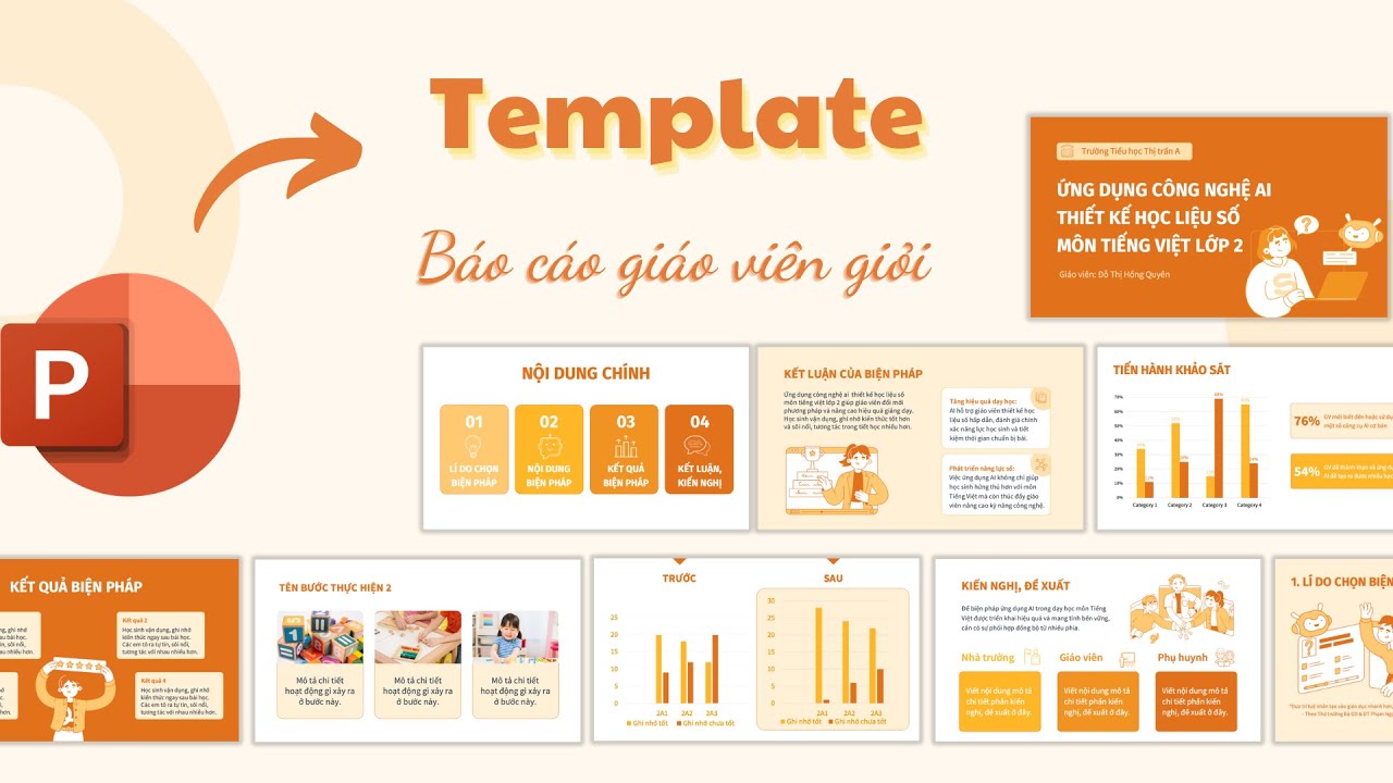 Образец отчёта о хорошем учителе, хорошем классном руководителе — шаблон PowerPoint