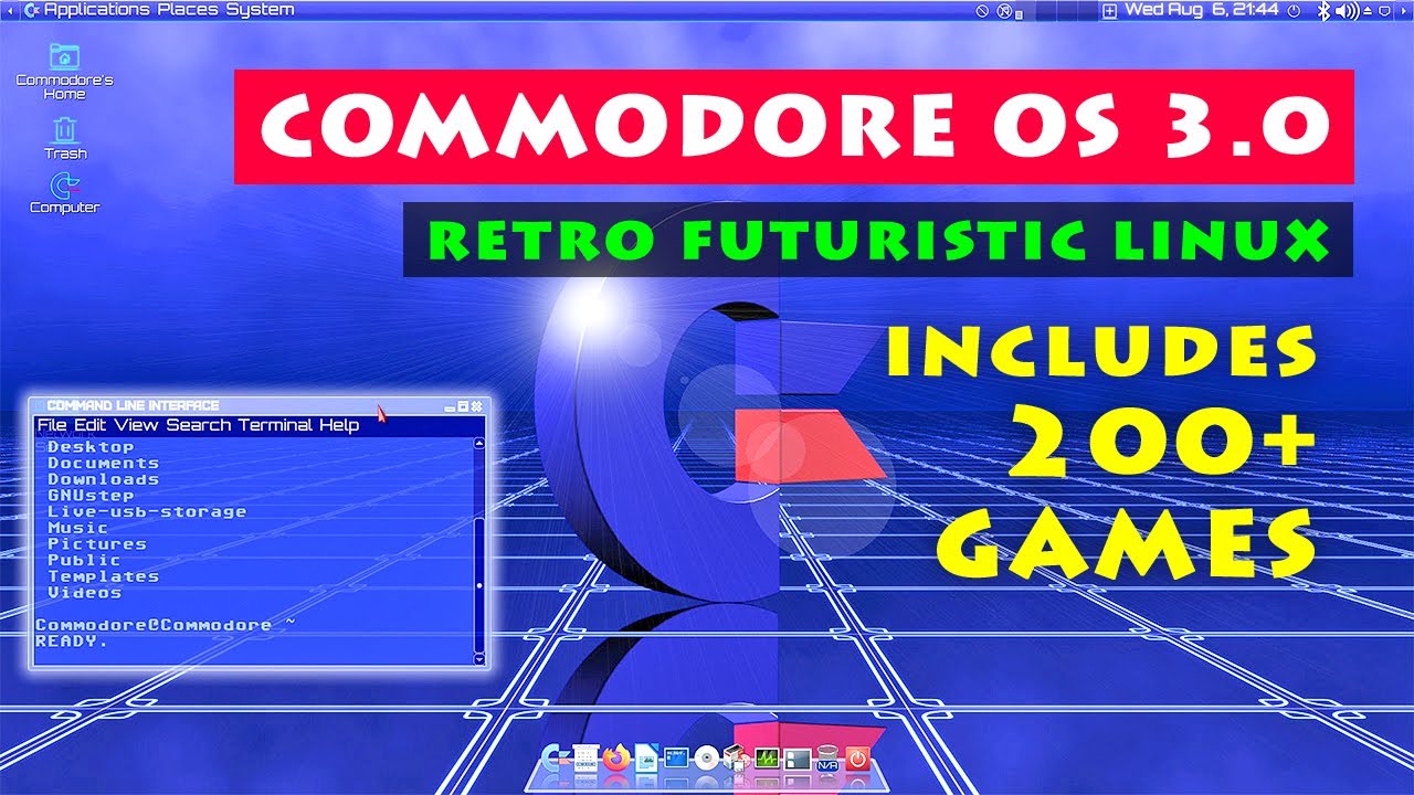 Commodore OS 3.0: Retro Linux Gaming Distro