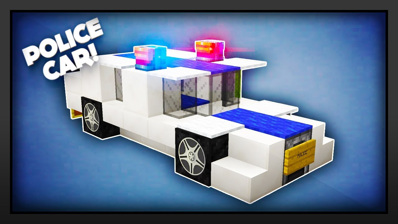 Minecraft - How To Make A Police Car