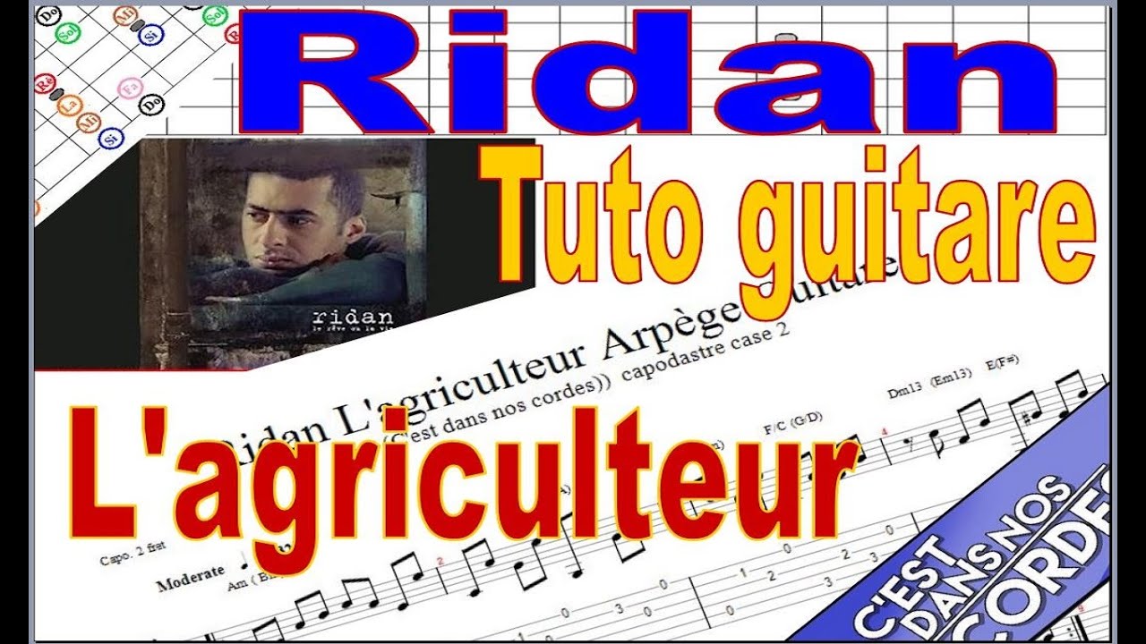 Ridan / L'agriculteur  / Tuto Guitare (Tabs)