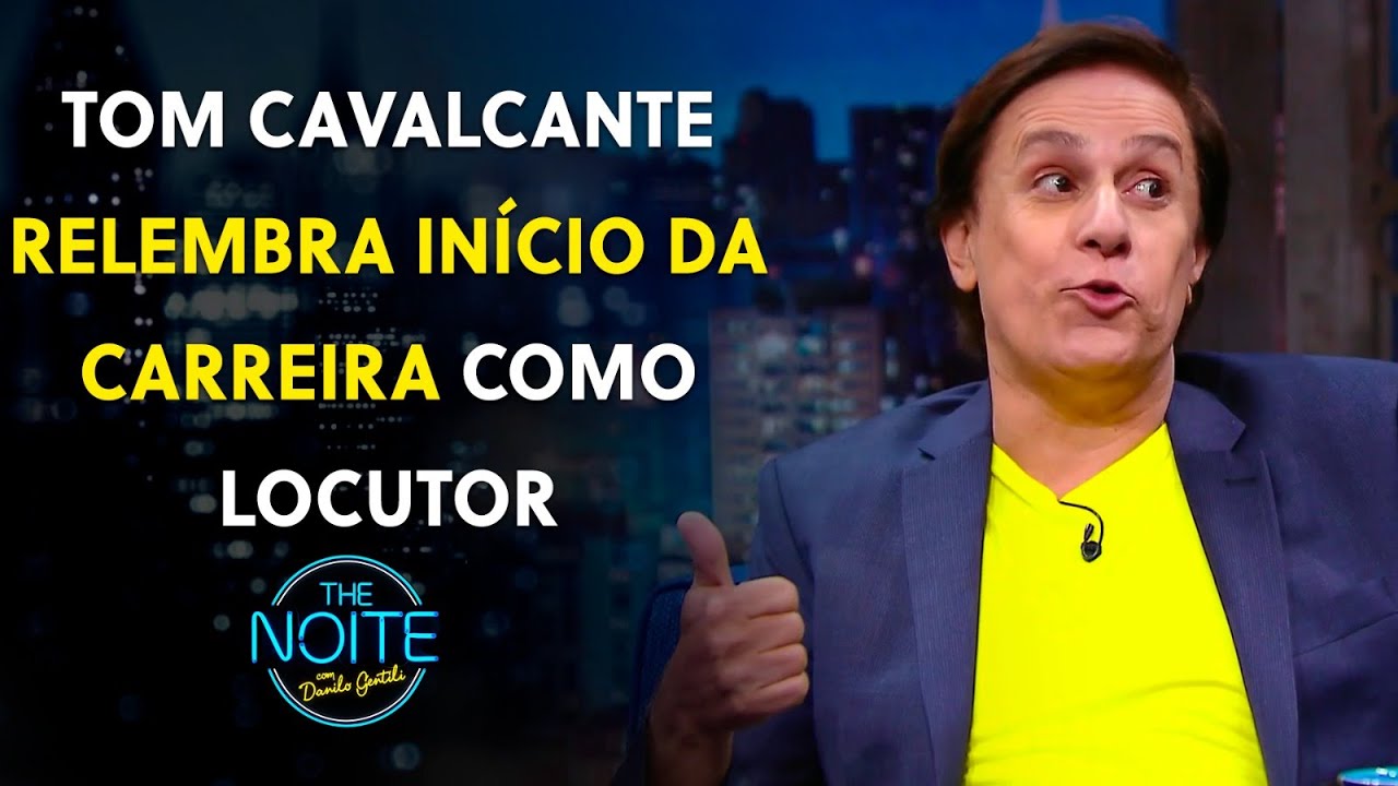 Tom Cavalcante conta que foi locutor no início da carreira: 