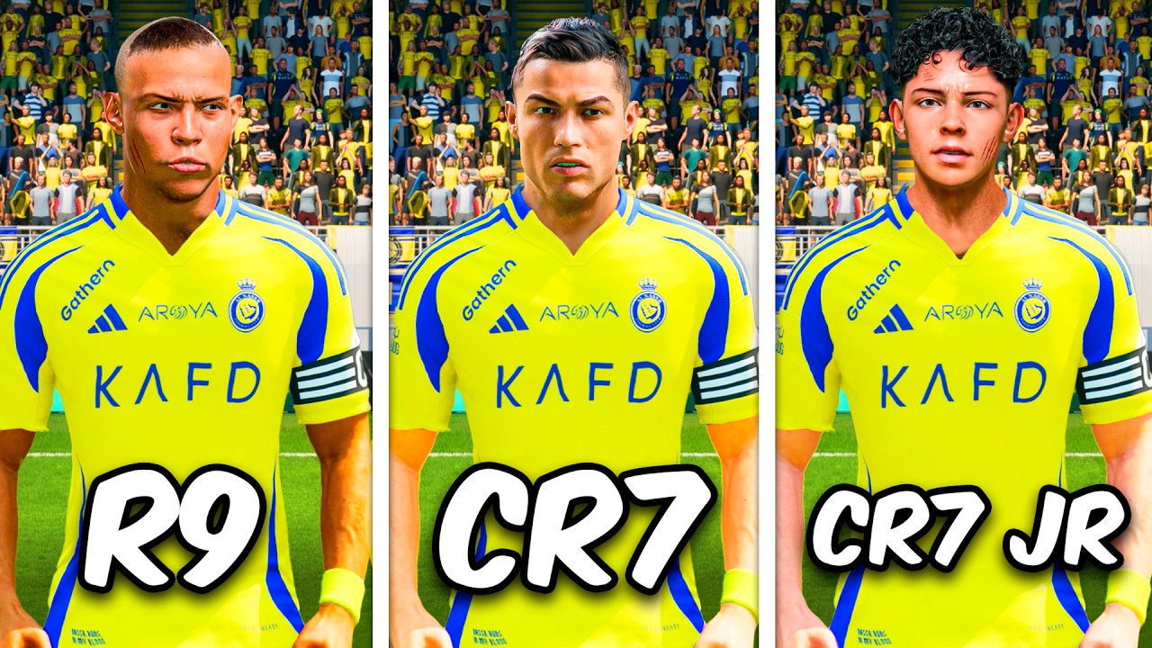 Puse a Todos los Ronaldos en el mismo Equipo