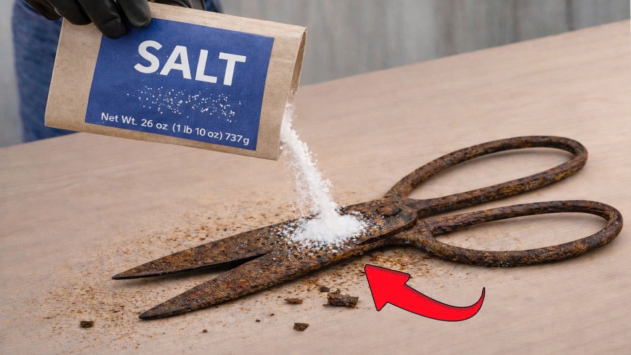 Dies ist die beste Methode, um eine Schere in nur einer Minute rasiermesserscharf zu sch&auml;rfen!