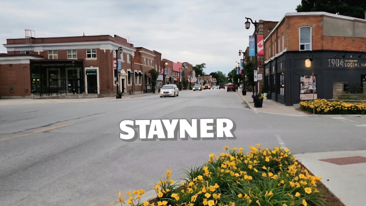 Explore Canada 🇨🇦  | The beautiful little Town of Stayner | Simcoe County | Ontario #canada #explore