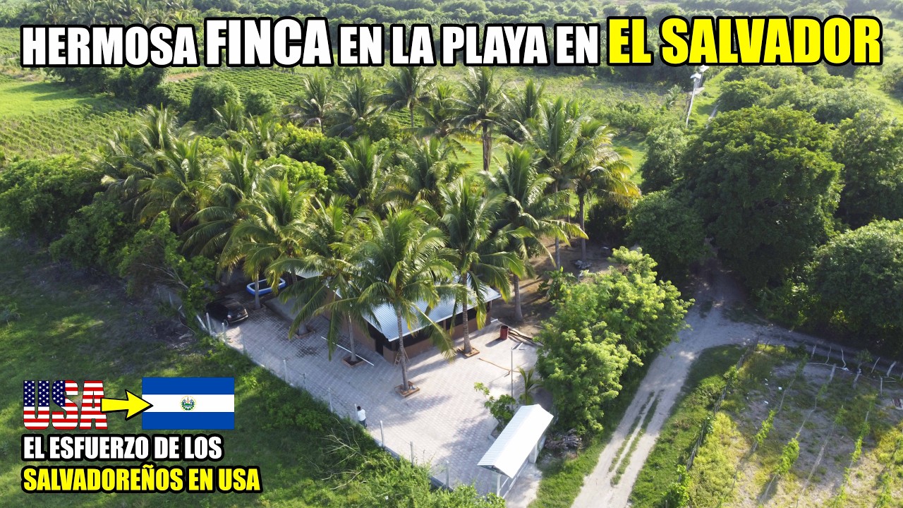 TRABAJÓ DURO EN USA Y HOY TIENE UNA FINCA EN EL SALVADOR 😱