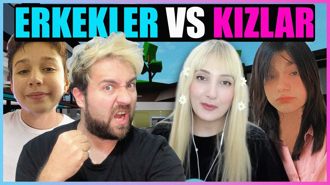 ERKEKLER VS KIZLAR | ROBLOX BROOKHAVEN ZEKA YARIŞMASI | HAN KRAL EKİP