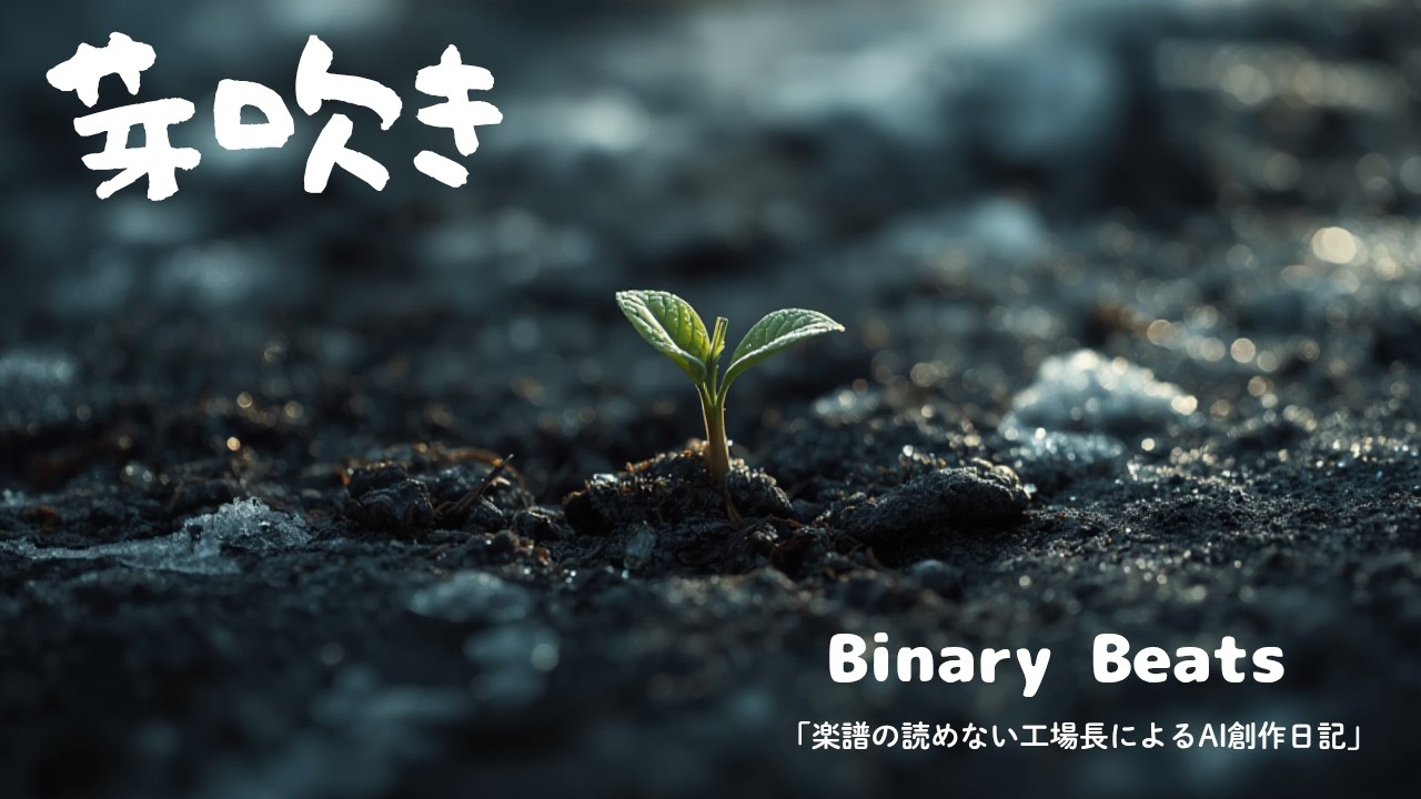芽吹き / Binary Beats 「楽譜の読めない工場長によるAI創作日記」