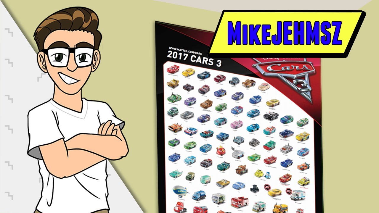 Cars 3 Diecast Poster 2017 - MikeJehmsz