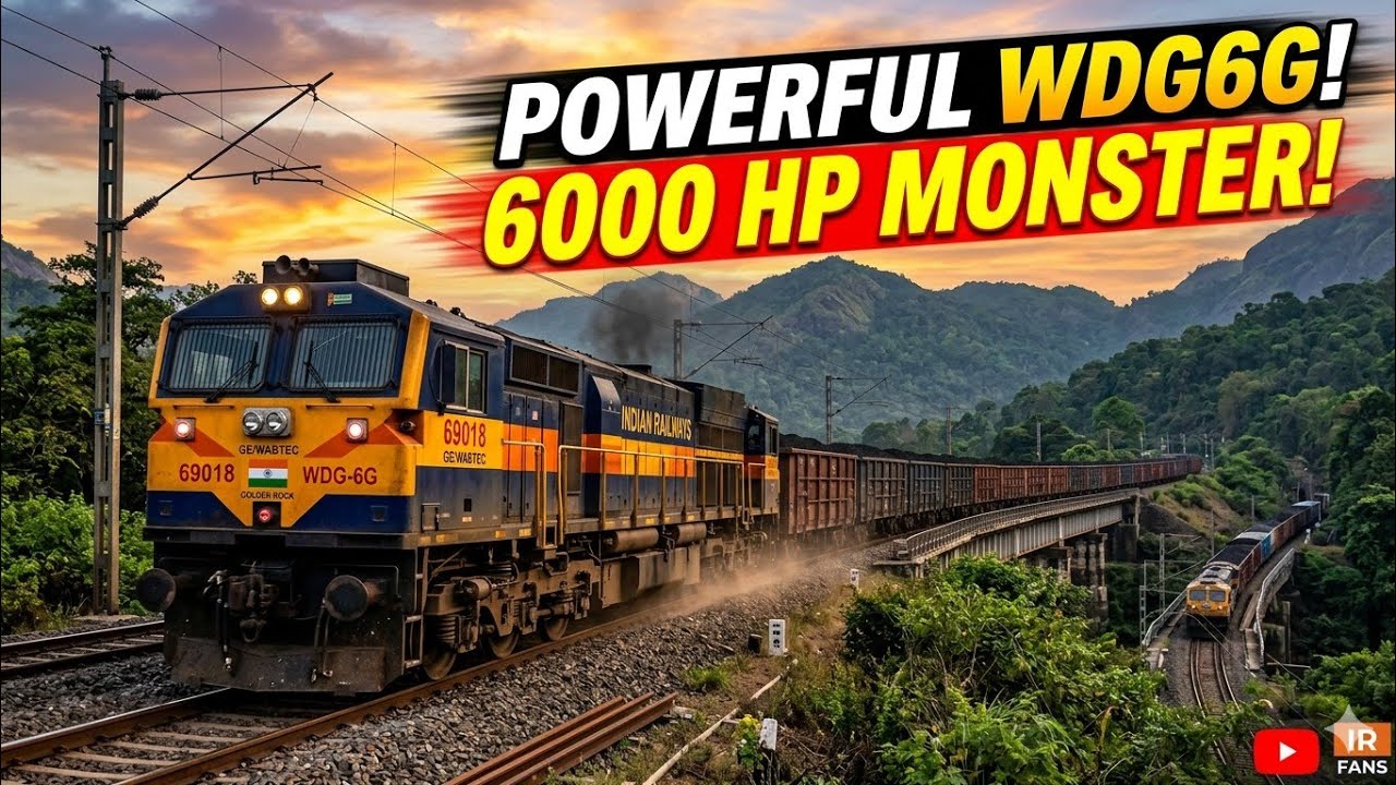 India Most Powerfull Diesel Locomotive Siliguri WDG6G With Loaded BOXEN Freight Train Towards NJP