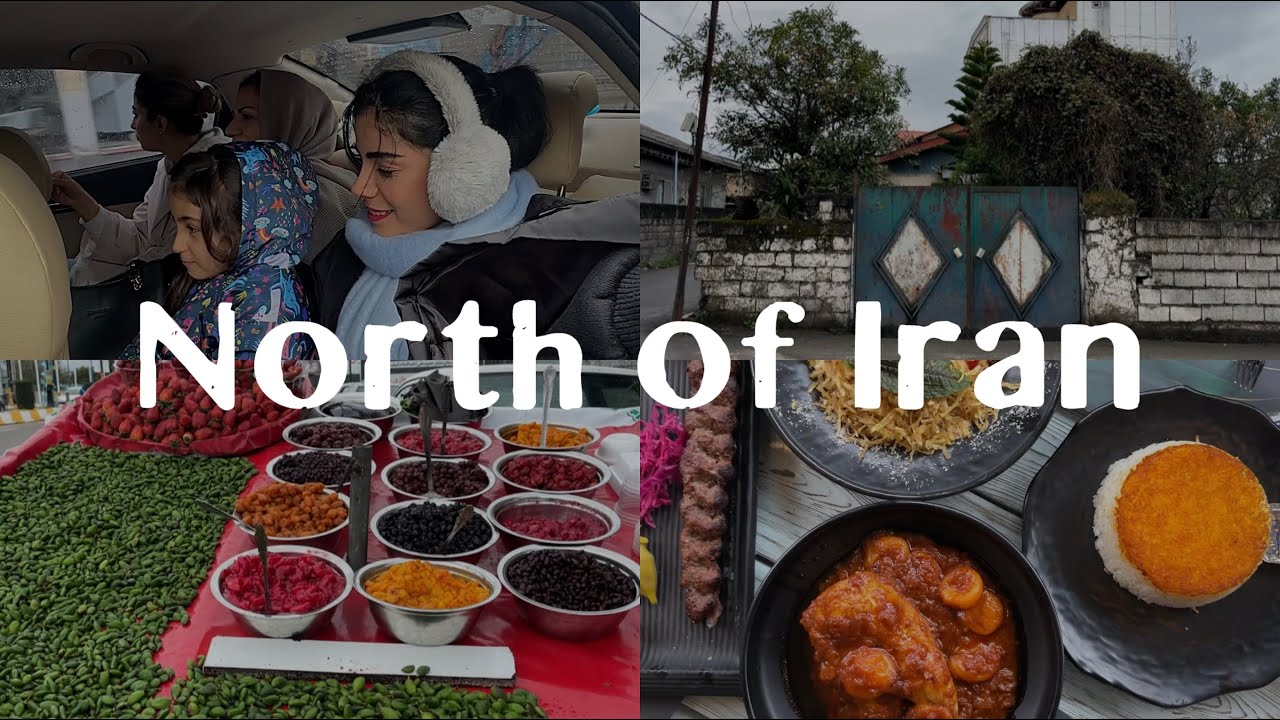 Family Trip to Northern Iran | Rainy Day in Motel Ghoo, Sea, Forest & Cozy Meals
