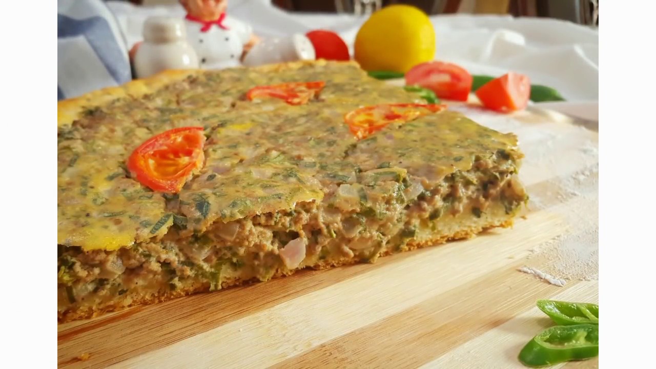 عيش ابو لحم - Saudi meat gallete (aysh Abu Laham)