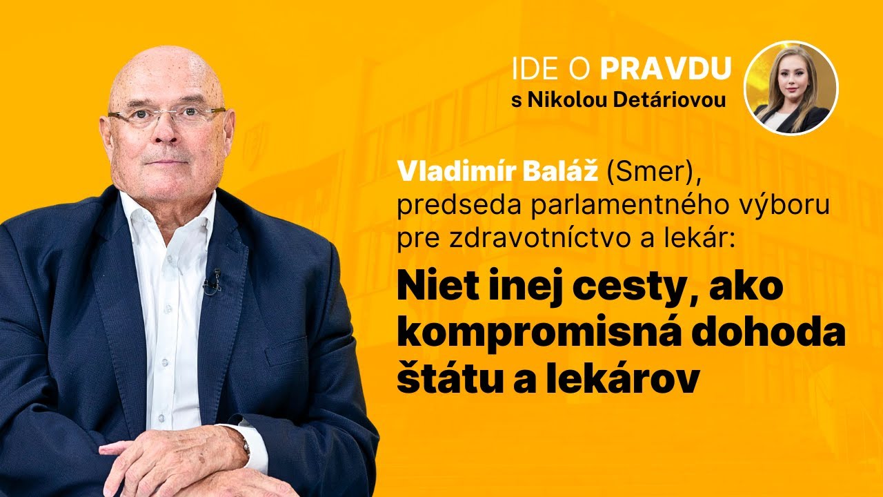 Vladim&iacute;r Bal&aacute;ž: Niet inej cesty, ako kompromis &scaron;t&aacute;tu a lek&aacute;rov. Prečo je Bratislava zakliata?