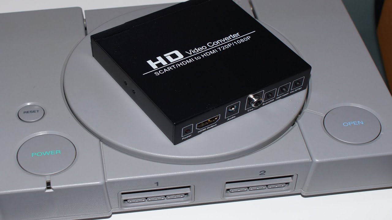 Обзор RGB to HDMI Video Converter Подключение PS1