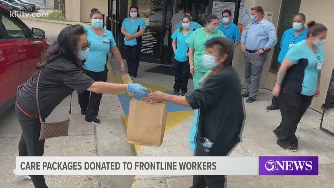 Care packages donated to front line workers at Doctors Regional Hospital