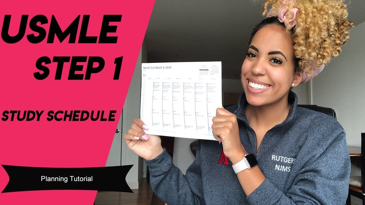 USMLE STEP 1 STUDY SCHEDULE