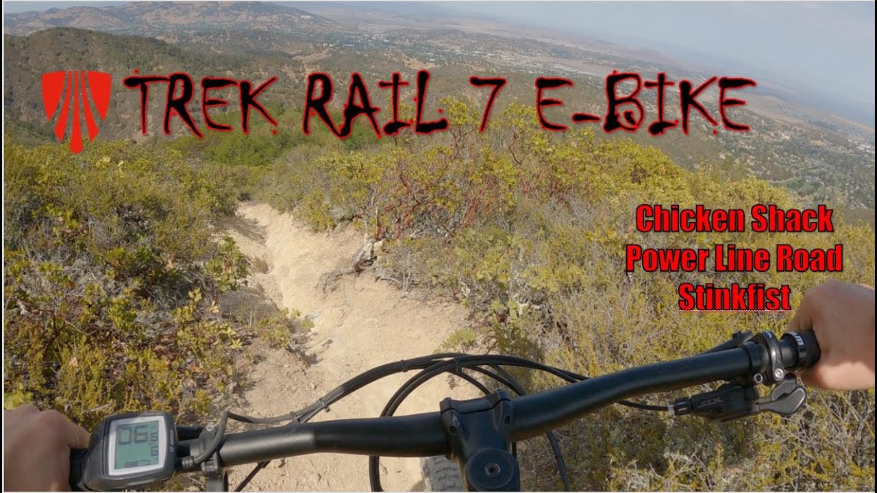 TREK RAIL 7 E-BIKE * CHICKEN SHACK * POWER LINE ROAD * STINKFIST