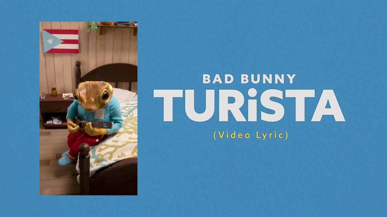 Bad Bunny - TURiSTA (Video Lyrics)