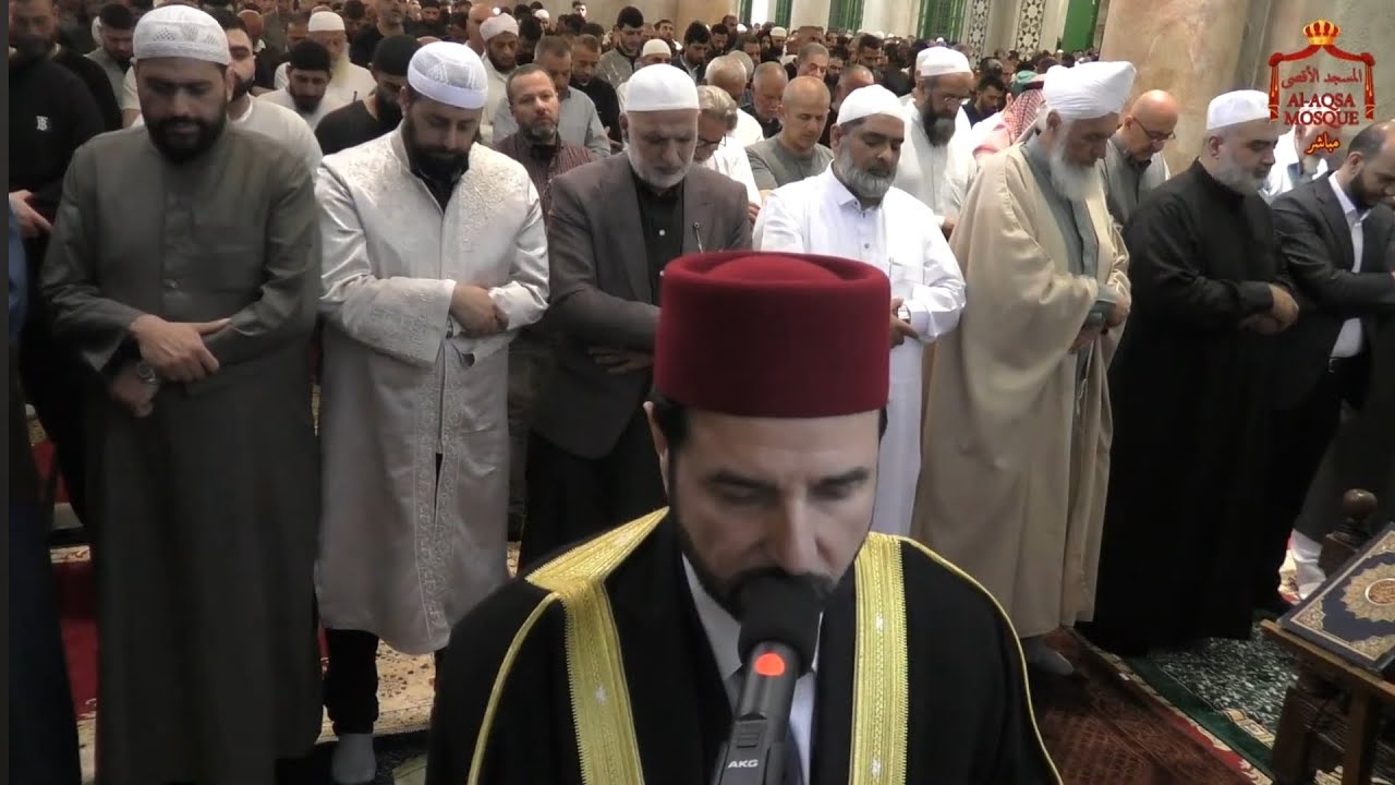 صلاة العشاء من المسجد الاقصى ~ الشيخ معروف محمد رشاد الشريف
