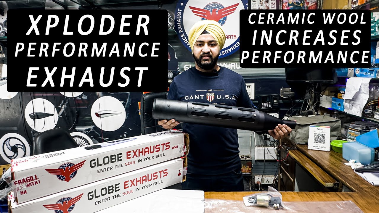 Выхлопная система GLOBE XPLODER PERFORMANCE || THUNDERBIRD 350 || DB KILLER || Басовый звук || Вы...