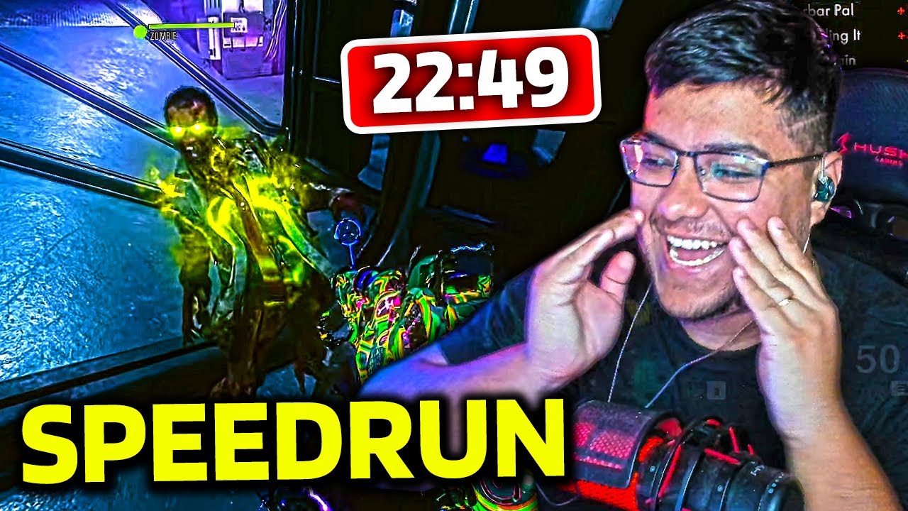 👀 REAGINDO ao NOVO RECORD MUNDIAL SPEEDRUN em VÉU DESPEDAÇADO no ZOMBIES de BLACK OPS 6!