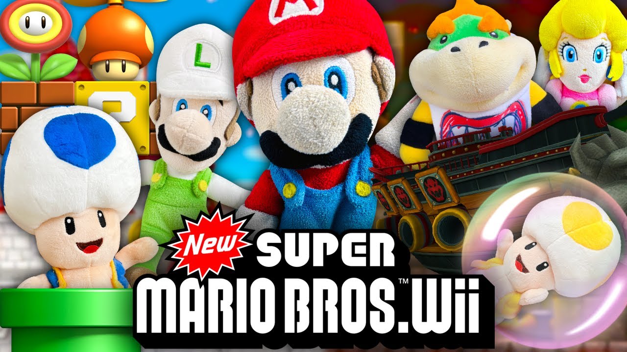 Paper Mario Bros - New Super Mario Bros Wii Plush!