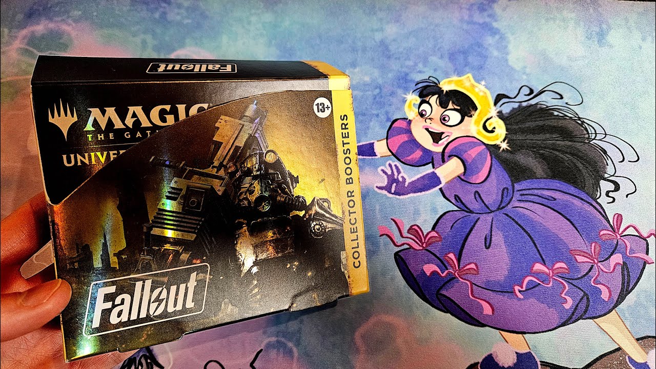 A Special Guest Came by to Help me Open This Collector Booster Box of Fallout!
