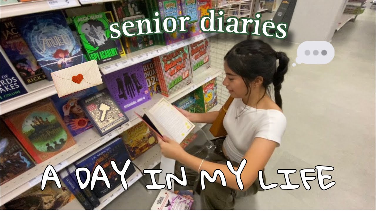 A day in my life!! | Senior Diaries ep 1 🧸☕️ *:・ﾟ