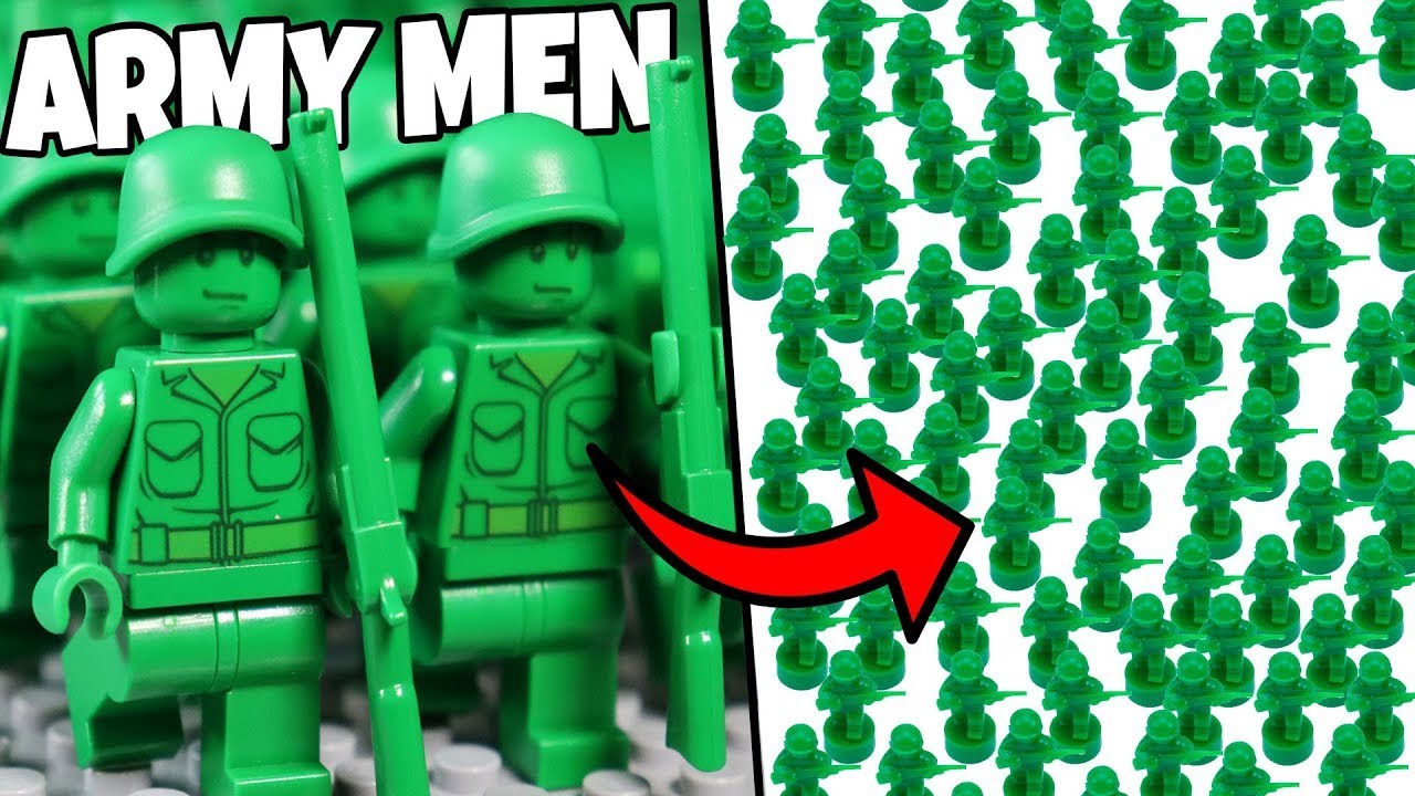 Construí un Ejército de LEGO Army Men...