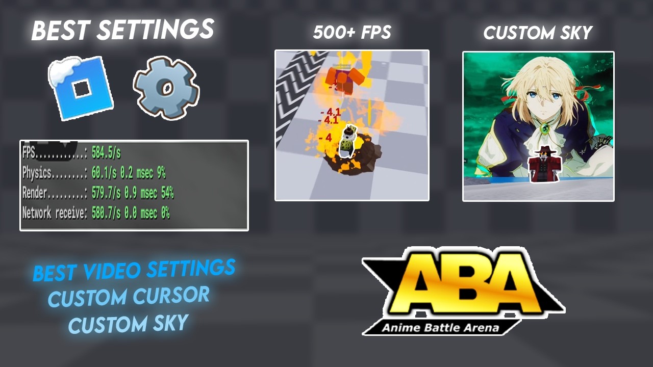 BEST ABA ROBLOX SETTINGS | ABA