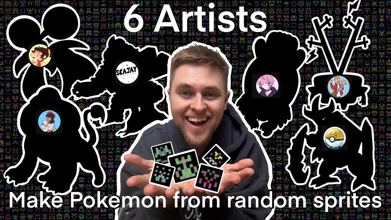 6 artists turn random pixels into new Pokemon
