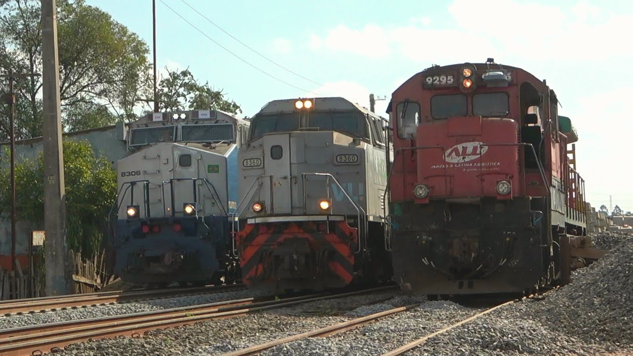 🇧🇷LOCOMOTIVA GE-Dash BB40-9WM  |  RUMO Logística #8306 - ex ALL  |  Itu-SP.