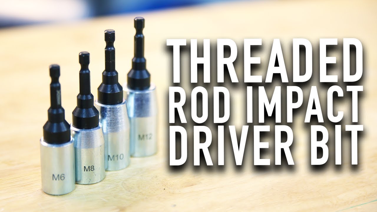 Threaded Rod Impact Driver Bits from Xtorque