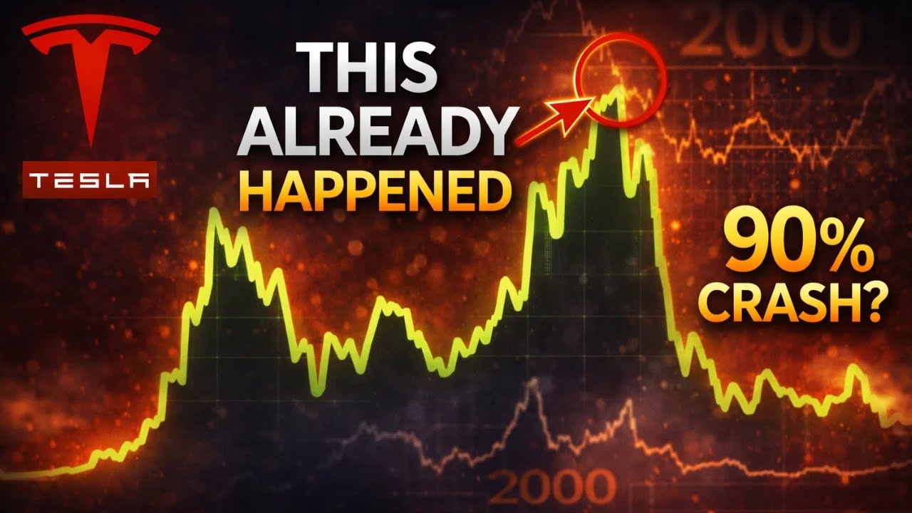 Акции TESLA готовы обвалиться на 90% (вот почему)