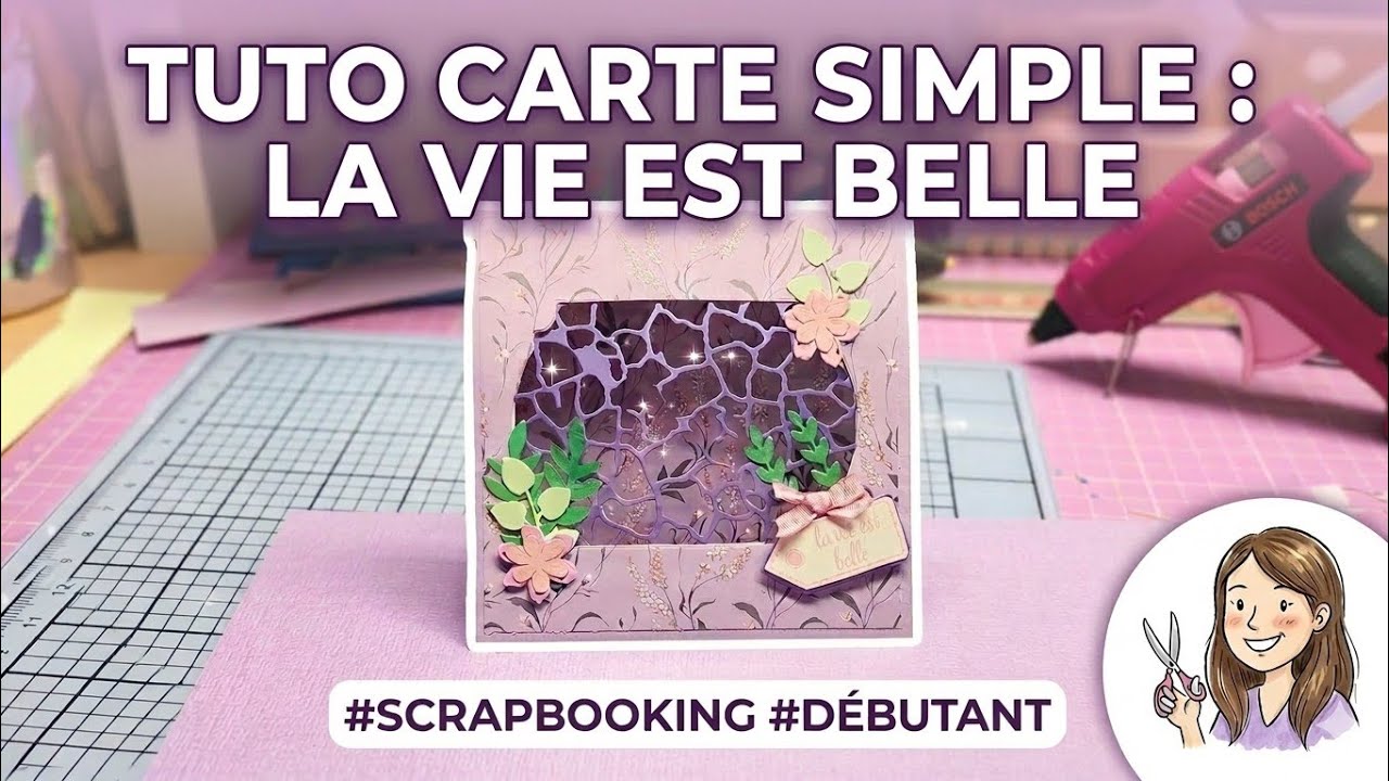 🌸DIY Carte de Printemps : Idée cadeau faite main 🌸