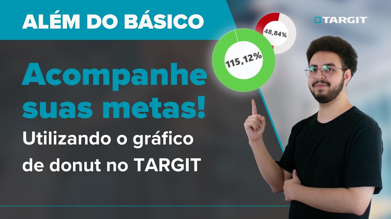 Criando um acompanhamento de metas com gráfico de donut