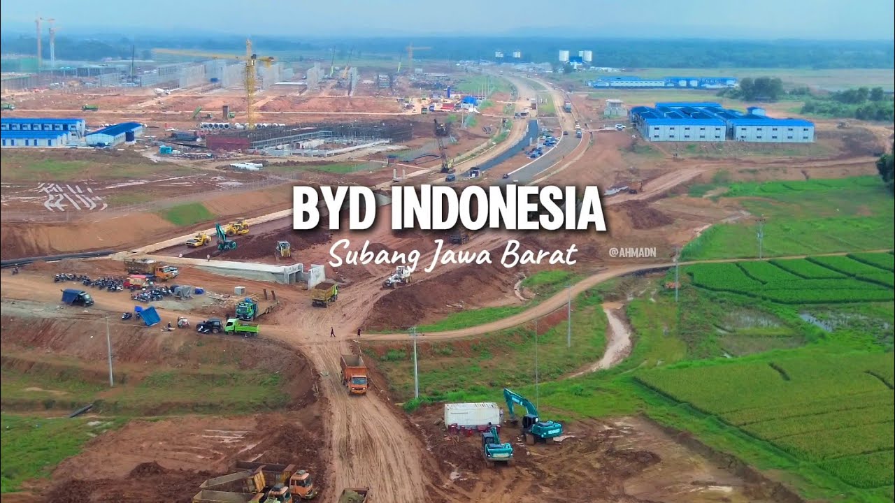 Melihat Proyek Pembangunan Pabrik Mobil Listrik BYD Indonesia | Subang, Jawa Barat