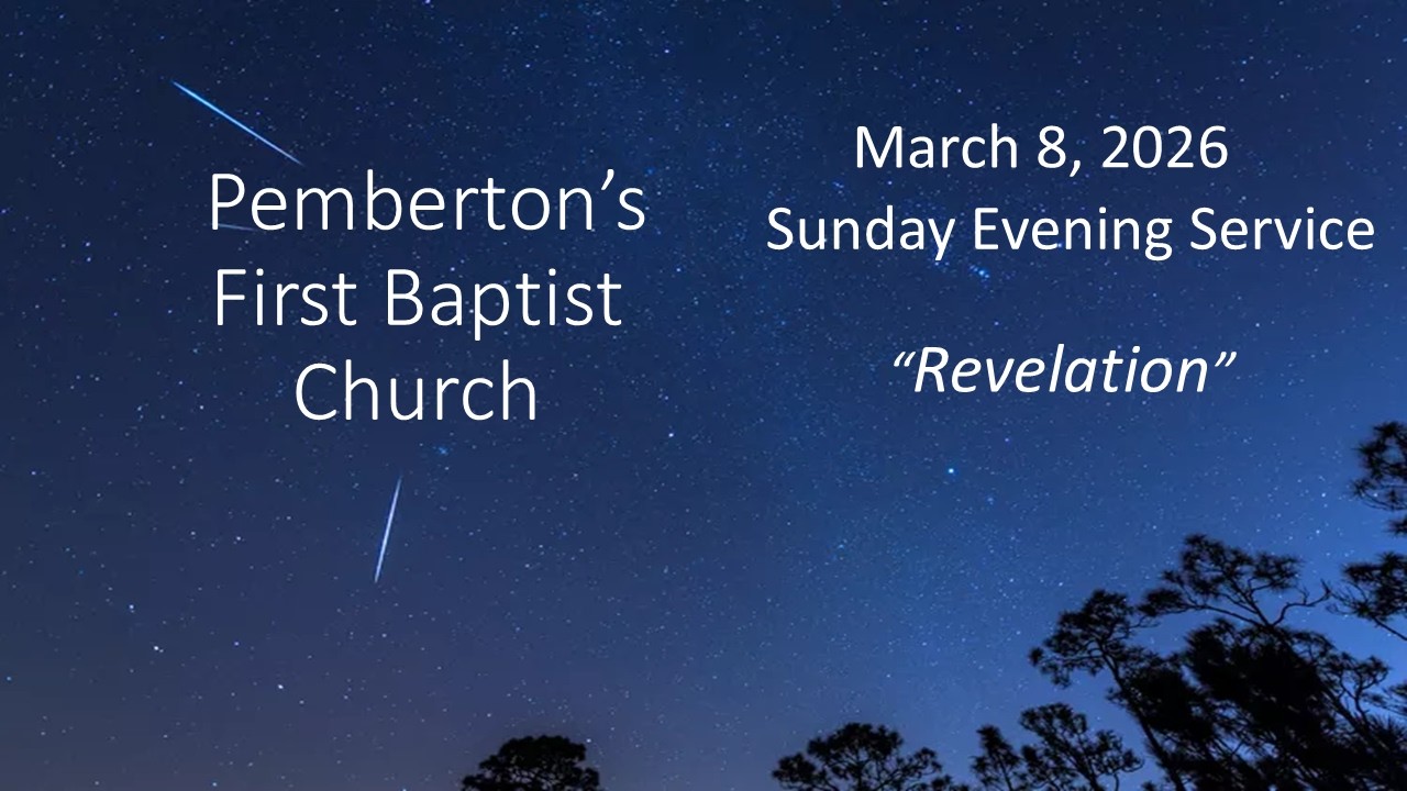Sunday Evening Service