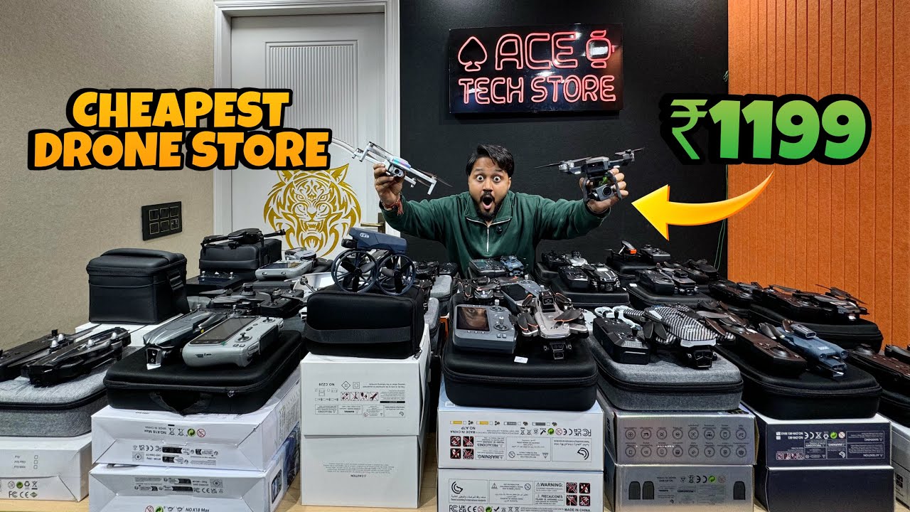 Cheapest Drone Market in Delhi | मात्र 1199₹ में ले जाओ🔥 Dji drone | Gps Drone | Toy Drone Market
