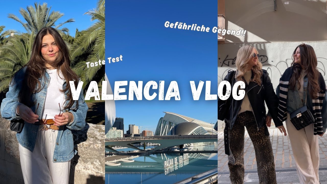 📍 Valencia Vlog: Sonne, Essen & Schockmomente in Spanien! 🇪🇸