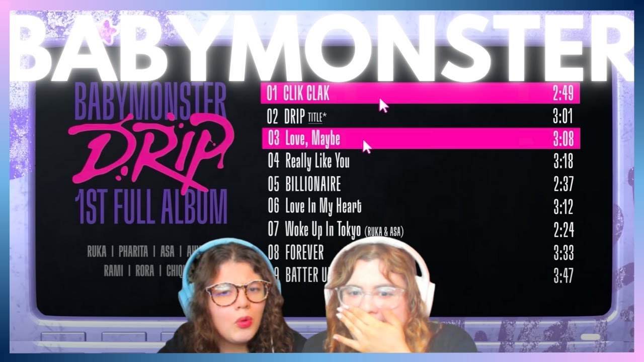Sisters react to BABYMONSTER [DRIP] ‘CLIK CLAK’  & 'Love, Maybe' PREVIEW