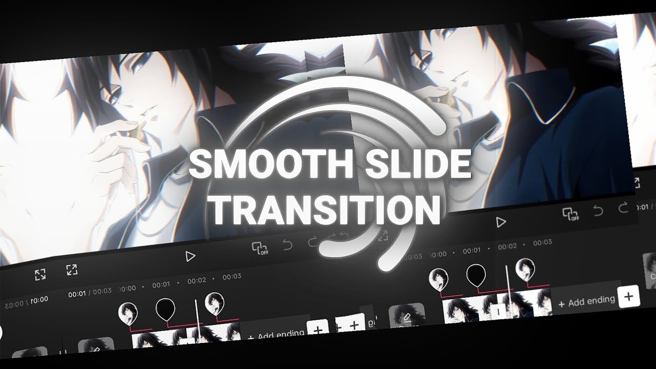 Smooth slide transition tutorial on Capcut 